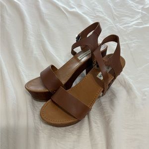 Steve Madden wooden heels